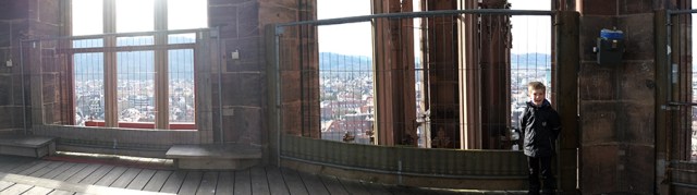 Constantin, ganz oben!