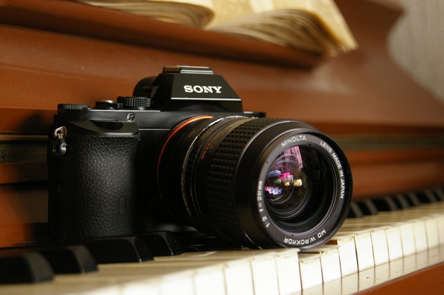 Minolta Rokkor 2/28 an der Sony A7