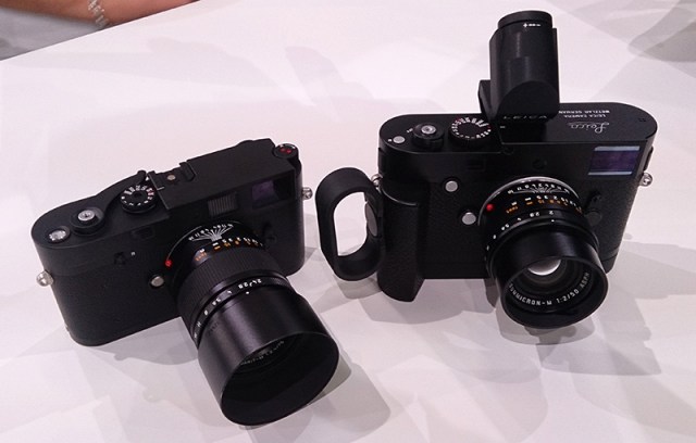 Links die M-A und rechts die M-P, die leider durch den Griff und den Sucher in meinen Augen an Ästhetik verliert.